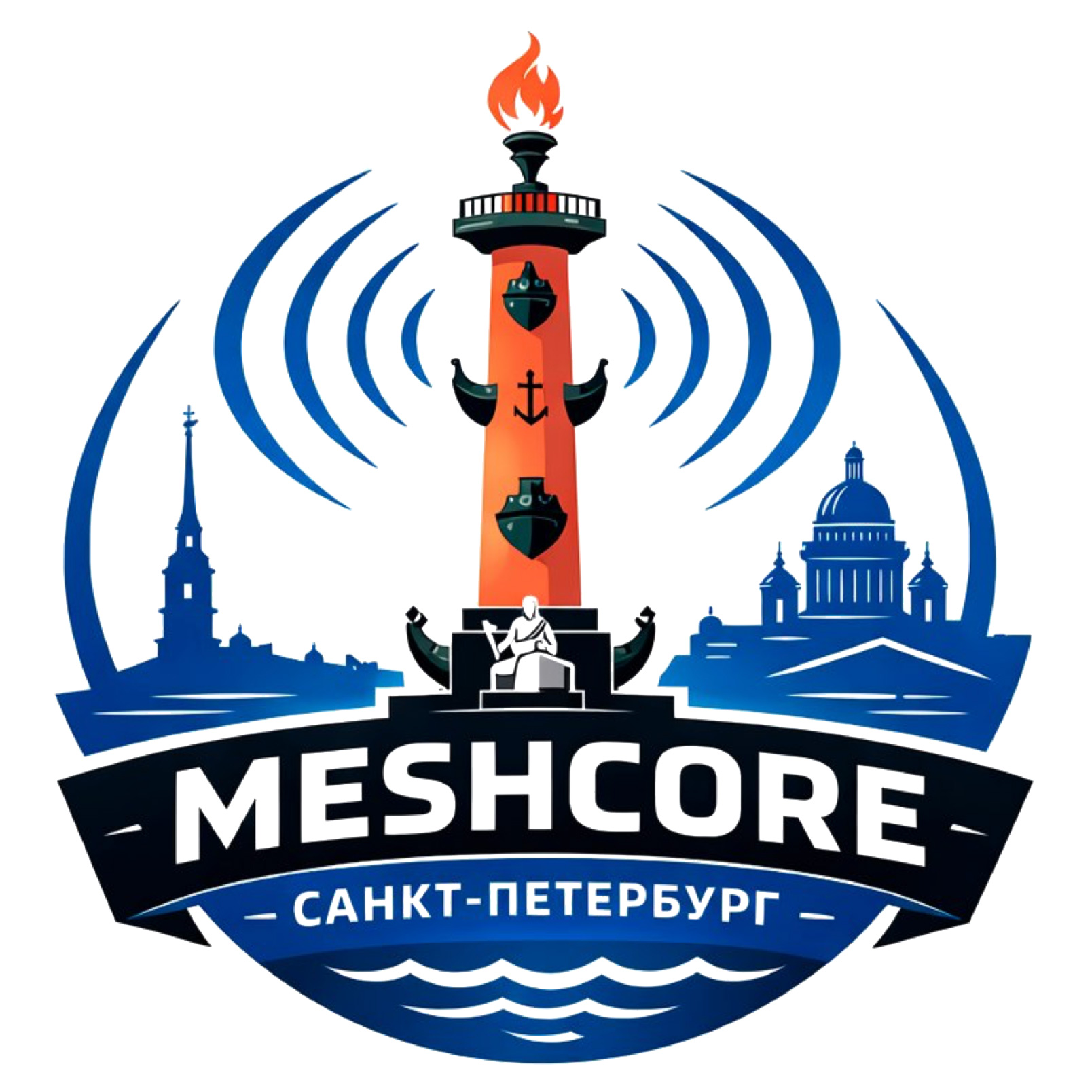 Логотип MeshCore Санкт-Петербург 